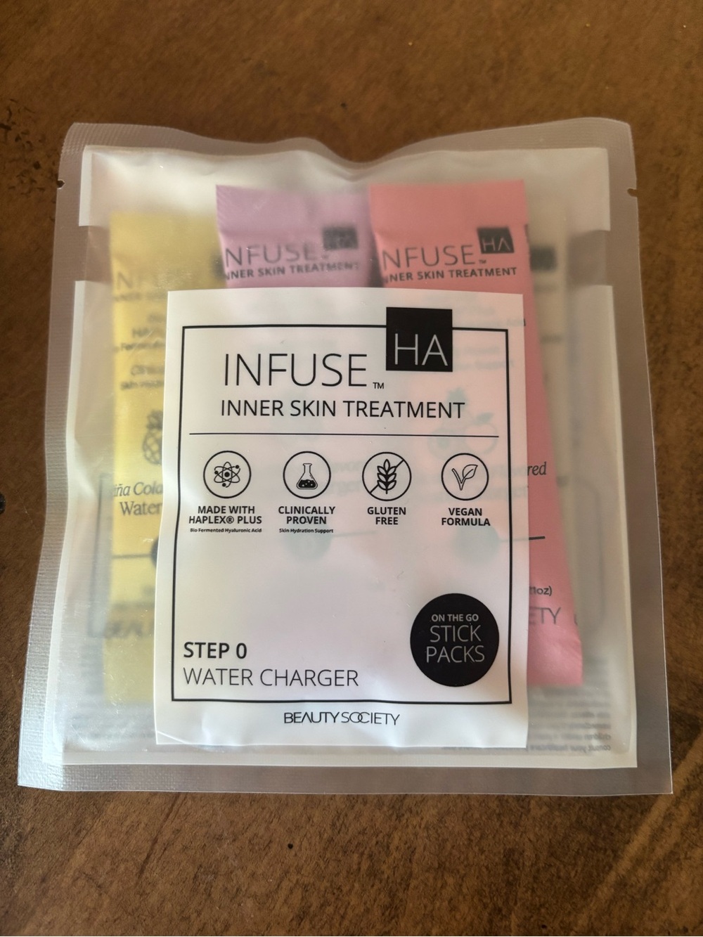 Beauty Society 6 Infuse HA, 6 Energy Packets & BRAND NEW Power Mixer